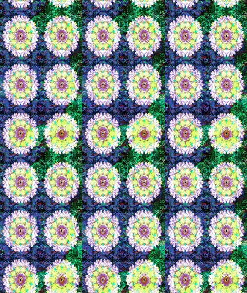 Raster illüstrasyonu. Moda baskısı, albüm, ambalaj kağıdı ve duvar kağıdı için zarif dekoratif süslemeler. Küçük çiçekli basit bir çiçek çizimi. Tarafsız renklerde şirin çiçekler.