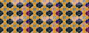 Çizim raster deseni. Çiçek arkaplan. Güzel kumaş deseni.