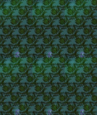 Düz Çiçek Elementleri Tasarımı. Renkli Bahar Teması eskiz kalıbı. Yeşil renkli çiçekler. Çiçekle çizim deseni.