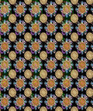 Küçük çaplı çiçeklerdeki basit şirin desenler. Tekstil veya kitap kapakları, imalat, duvar kağıtları, baskı, hediye paketi ve yapıştırma kitabı için çiçek eskizi geçmişi. Raster illüstrasyonu.