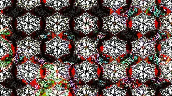 Siyah renkli çiçekler. Raster illüstrasyonundaki çiçek desenli çizim. Renkli Bahar Teması eskiz kalıbı. Düz Çiçek Elementleri Tasarımı.