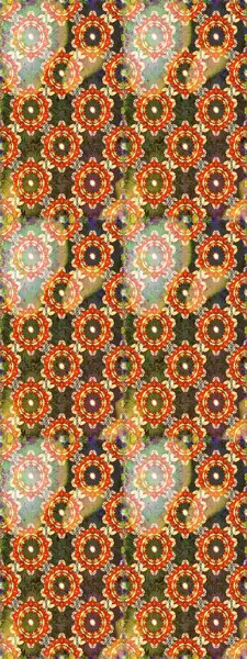 Kahverengi renkli ve altın elementli klasik, pürüzsüz desen. Raster illüstrasyonu.