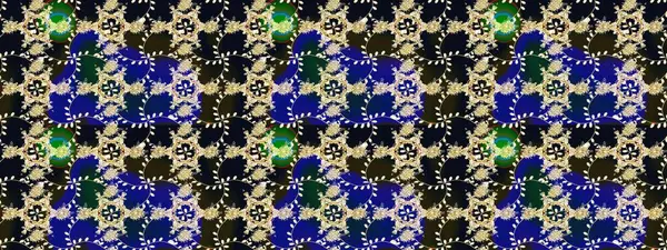 Raster illüstrasyonundaki çiçek desenli çizim. Suluboya tarzında mavi renkte çiçekler.