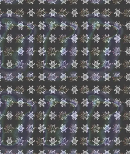 Raster suluboya çiçek deseni, narin çiçekler, gri çiçekler, tebrik kartı şablonu. Güzel kumaş deseni.