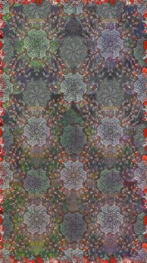 Tekstil, duvar kâğıdı, kapaklar, yüzey, baskı, hediye paketi, hatıra defteri, dekupaj. Özgürlük stili Millefleur 'lar. Küçük yabani çiçeklerdeki kusursuz halk desenleri. Taşralı şıklığı.