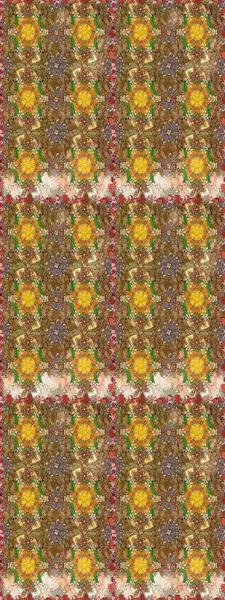 Düz Çiçek Elementleri Tasarımı. Renkli Bahar Teması eskiz kalıbı. Zentangle soyut çiçekleri. Raster illüstrasyonu. Güzel kumaş deseni. Çiçek tozu..