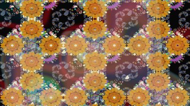 Parlak elementlerin. El çizimi Raster çizimi. Çizim çiçek deseni duvar kağıdı, web sitesi arkaplanı, paket kağıdı, davetiye, broşür, pankart veya web sitesi için kullanılabilir.