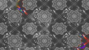 Gri renkli manzaralı çiçek deseni. Çiçek kompozisyonu, el boyası, hassas şablon. Üst manzara, yumuşak stil. Sevgililer günü ve tebrik kartı konsepti için şık bir davet.