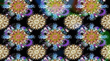 Çiçek desenli eskiz. Siyah renkli çiçekler. Tişört baskısı için çiçek boyama rasteriName.