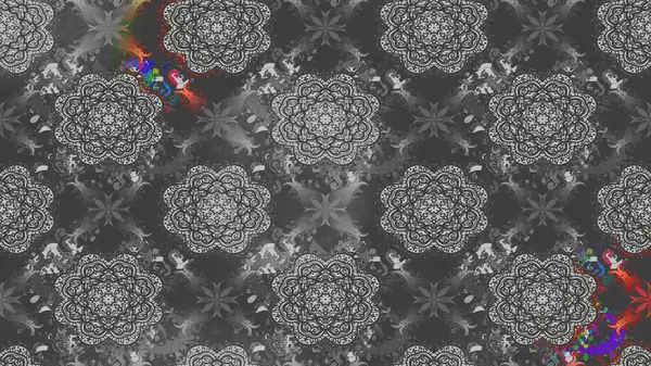 Gri renkli manzaralı çiçek deseni. Çiçek kompozisyonu, el boyası, hassas şablon. Üst manzara, yumuşak stil. Sevgililer günü ve tebrik kartı konsepti için şık bir davet.