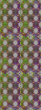 Küçük çiçekli kusursuz yay deseni. Suluboya stilinde gri renkte. Raster illüstrasyonu.