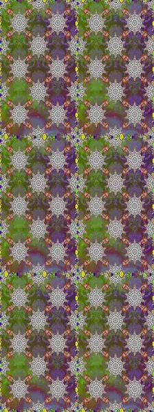 Küçük çiçekli kusursuz yay deseni. Suluboya stilinde gri renkte. Raster illüstrasyonu.