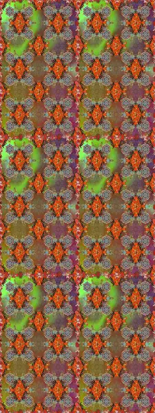 Arkaplan dokusu, duvar kağıdı kahverengi ve turuncu renkli çiçek teması. Soyut etnik raster kusursuz desen. Kabile sanatı boho baskısı, klasik çiçek arkaplanı.