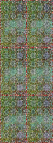 Güzel kumaş deseni. Raster suluboya deseni, narin çiçekler, yeşil ve kahverengi çiçekler, tebrik kartı şablonu..