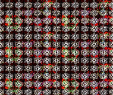 Siyah renklerde. Raster illüstrasyonu. Taslak dekoratif arka plan, çiçek mandala. Çiçek..