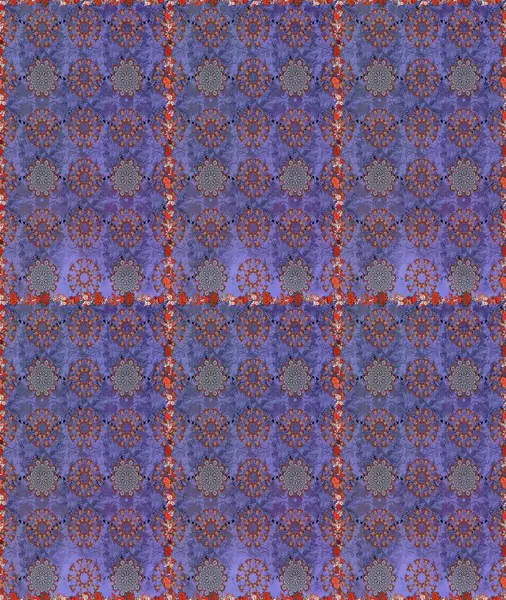 Bahar çiçekli, dikişsiz, sevimli çiçek deseni. Raster illüstrasyonu. Güzel kumaş deseni.