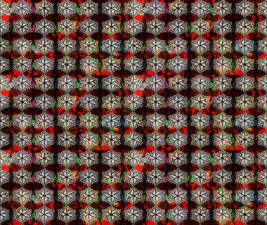 Tekstil veya kitap kapakları, imalat, duvar kağıtları, baskı, hediye paketi ve yapıştırma kitabı için çiçek eskizi geçmişi. Küçük çaplı çiçeklerdeki basit şirin desenler. Raster illüstrasyonu.