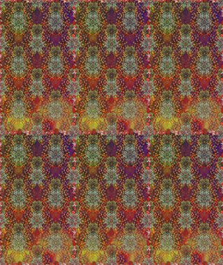 Çiçeksel kahverengi, pürüzsüz desen. Raster çiçek izi. Raster Yumuşak kumaş deseni. Klasik taslak çizimi.