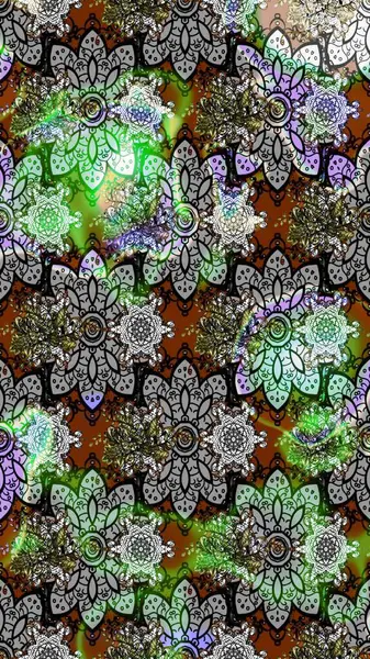 Raster güzel bir çiçek deseni çizmiş. Tatil havası. Bahar mevsimi. Gri renkli çiçekler. Nazik romantik baskı.