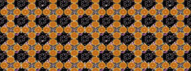 Anti-stres için soyut örnek sayfası. Siyah renklerde. Raster illüstrasyonu.