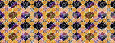 Sarı renkler. El çizimi, soyut ve süslü elementler. Suluboya resim taklit Raster çizimi. Klasik çiçekler. Yaz çiçekleri teması.