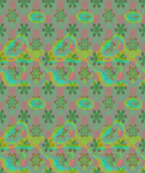 Tekstil veya kitap kapakları, imalat, duvar kağıtları, baskı, hediye paketi ve yapıştırma kitabı için çiçek eskizi geçmişi. Raster illüstrasyonu. Küçük ölçekli çiçeklerdeki basit sevimli desen.