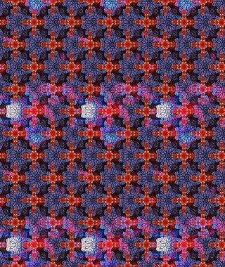 Mor renkli çiçekler. Renkli Yaz Temalı eskiz kalıbı. Raster illüstrasyonundaki çiçek desenli çizim. Düz Çiçek Elementleri Tasarımı.