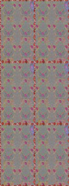 El yapımı çiçek ve bitki koleksiyonu. Raster illüstrasyonu. Şirin karalama çiçekleri olan kusursuz çiçek desenleri. Eskiz tarzı gri ve bej renklerde. Raster illüstrasyonu.