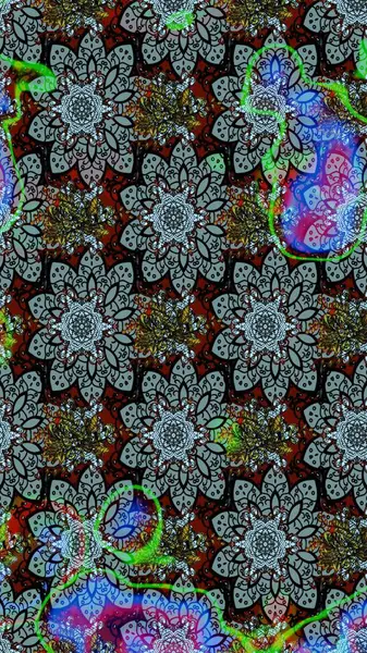 Güzel çiçek deseni. Mavi renkli çiçekler. Düz Çiçek Elementleri Tasarımı. Renkli Bahar Teması çizim şablonu.