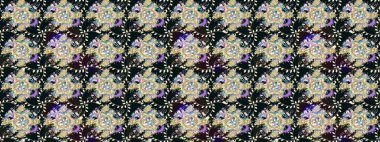 Şirin, zarif çiçekler Raster illüstrasyonu. Poster ya da kapak için arka plan. Tekstil için figür. Yapraklı çizim şekli. Davetiye ve kartpostal tasarımı için dekoratif çiçek unsurları.