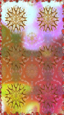 Tekstil, kumaş, kapaklar, duvar kağıtları, baskı, naylon, yapıştırma, örgü, dekupaj için çiçeksiz arkaplan. Küçük nötr çiçeklerdeki oldukça eski bir besin torbası deseni.