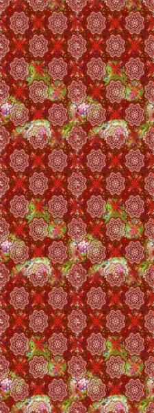 Kırmızı ve kahverengi renkte çiçekler. Nazik, sevimli çiçek arkaplanı. Raster çiçek desenli ve çiçekli..