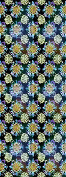 Doodle tarzı. Renkli mavi ve tarafsız bir desen. Mavi ve nötr renklerde çiçekler. Tekstil ve kapak tasarımı için mükemmel. El çizimi pürüzsüz sonbahar çiçekleri deseni.