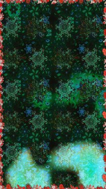 Sevimli, pürüzsüz desenli, küçük çiçekli, klasik tarzda. Kumaş, duvar kağıdı ve kağıt üzerine baskı yapmak için gelişen arka plan. Raster illüstrasyonu. Moda arka planında parlak buketler.