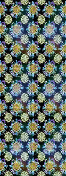 Doodle tarzı. Renkli mavi ve tarafsız bir desen. Mavi ve nötr renklerde çiçekler. Tekstil ve kapak tasarımı için mükemmel. El çizimi pürüzsüz sonbahar çiçekleri deseni.