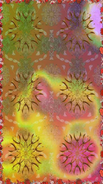 Kahverengi renkli çiçekler. Küçük çiçekte sevimli çiçek deseni var..