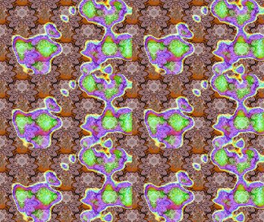 Raster stili kumaş deseni. Çiçekler suluboya çizim deseni.