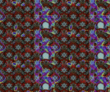 Elle boyanmış suluboya resim çizimleri, çiçekler ve bitkiler. Kahverengi renkte çiçekler.