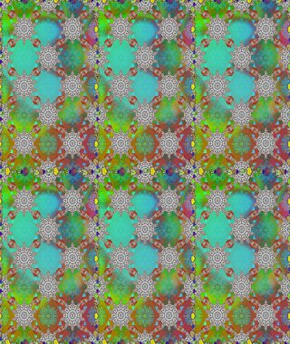 Düz Çiçek Elementleri Tasarımı. Raster kusursuz. Güzel kumaş deseni. Renkli Bahar Temalı Kusursuz Arkaplan. Çiçek deseni.