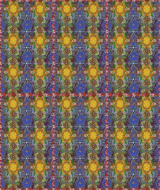 Tekstil için figür. Şirin, zarif çiçekler Raster illüstrasyonu. Yapraklı kusursuz desen. Davetiye ve kartpostal tasarımı için dekoratif çiçek unsurları. Poster veya kapak için arkaplan.