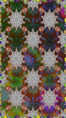 Çiçek kompozisyonu, el boyası, hassas şablon. Sevgililer günü ve tebrik kartı konsepti için şık bir davetiye. Üst manzara, yumuşak gri renk tarzı. Manzaralı çiçek deseni.