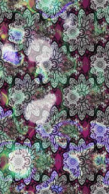 Parlak elementlerin. El çizimi Raster çizimi. Çizim çiçek deseni duvar kağıdı, web sitesi arkaplanı, paket kağıdı, davetiye, broşür, pankart veya web sitesi için kullanılabilir.