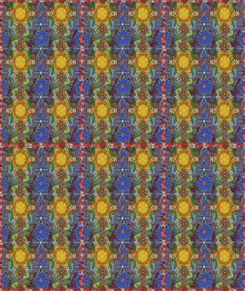 Tekstil için figür. Şirin, zarif çiçekler Raster illüstrasyonu. Yapraklı kusursuz desen. Davetiye ve kartpostal tasarımı için dekoratif çiçek unsurları. Poster veya kapak için arkaplan.