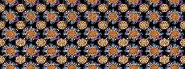 Düz Çiçek Elementleri Tasarımı. Güzel kumaş deseni. Raster çiçekli arka plan. Renkli Yaz Temalı Kusursuz Arkaplan. Güzel, pürüzsüz bir desen. Yazdır.