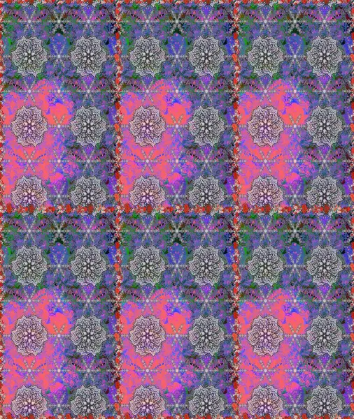 Raster Güzel kumaş deseni. Raster suluboya deseni, narin çiçekler, menekşe çiçekleri, tebrik kartı şablonu..