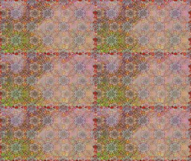 Tarafsız ve bej renklerde, çiçek siluetiyle bahar çiçekleriyle desen. Raster deseni.