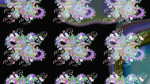 Çiçek arkaplan. Güzel kumaş deseni. Çizim raster deseni.