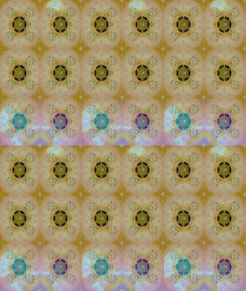 Raster deseni. Çiçekli çiçek deseni, suluboya. Süslü kumaş deseni.