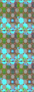 Sevimli çiçek raster deseni. Mavi renkli çiçekler. Kusursuz Renksiz Bahar Temalı Kusursuz Arkaplan. Düz Çiçek Elementleri Tasarımı.