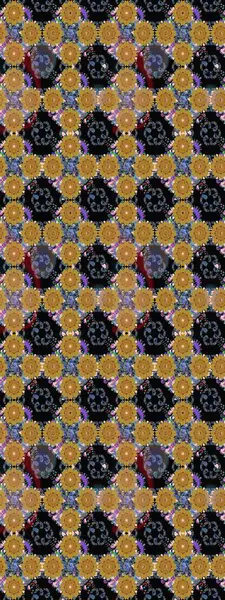 Küçük bir çiçekte eskiz deseni. Raster illüstrasyonu. Hoş bir çiçek geçmişi var. Güzel kumaş deseni.